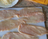 Foto del paso 1 de la receta: Rollitos de pollo a los dos quesos en freidora de aire