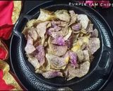 A picture of step 5 of Ratalu /Purple Yam Chips.