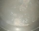 A picture of step 1 of Chicken and egg soup.