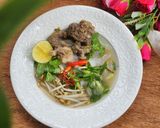 Foto langkah ke 6 dari resep 382. Pho Bo (Vietnamese Noodle Soup).