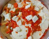 A picture of step 4 of Veg lasagna.