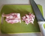Foto del paso 1 de la receta: Tallarines a la carbonara