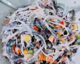 Hình bước làm 5 của món Salad rau củ