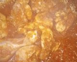 A picture of step 6 of Aloo chicken.