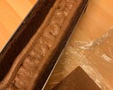 Une image de l'étape 6 de Bûche chocolat praliné noisettes.