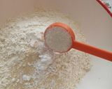 A picture of step 2 of Chicken cheese dinner rolls.