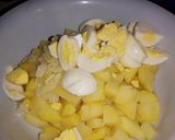 Foto del paso 4 de la receta: Ensalada de papas, huevos y cebolla blanca