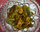 शिमला मिर्च बेसन वाली रेसिपी चरण 4 फोटो
