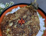 Foto langkah ke 6 dari resep Tortang Talong (Telur Dadar Tradisional Filipina).