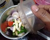 A picture of step 2 of बेसन,दही वाली कढ़ी (besan,dahi ki badi kadi recipe in hindi).