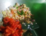 A picture of step 1 of Chilli masala Macaroni delight.