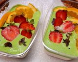 Hình bước làm 4 của món Panna cotta trái cây