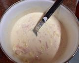 Foto del paso 3 de la receta: Panqueques salados de jamón y queso