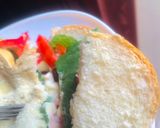 A picture of step 3 of BREAD (local sandwich)🥪.