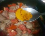 A picture of step 3 of Beef karahi.