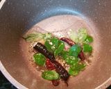 A picture of step 5 of Ladiesfinger moor kulambhu Okra Yoghurt curry.