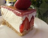 Pas rețetă Cheesecake cu căpșuni! 4 fotografie