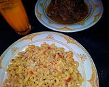 Stir fry macaroni with ram peppersoupmatakin girki1 hoto