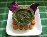 A picture of step 3 of Green chutney.