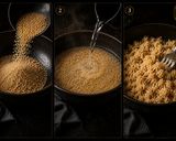 Foto del passaggio 2 della ricetta Sovracoscia di Tacchino Arrostita con Couscous Integrale alle Fragole, Olive Verdi e Menta
