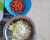 Foto langkah ke 2 dari resep Bakwan Sayur Udang Rebon.