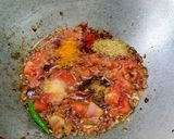 A picture of step 3 of Parmal/ Pointed gourd curry.