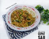 Foto langkah ke 5 dari resep Mie Goreng Cepat Saji.
