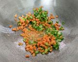 A picture of step 3 of Chak Angouba vegetable pulao.