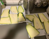 Foto del paso 1 de la receta: Lasaña de calabacín, rellena de atún y queso