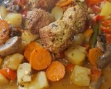 Foto del paso 10 de la receta: Albóndigas vegetarianas a la jardinera