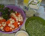 Zöldségleves tejjel, rizzsel recept fázis 1 fotója