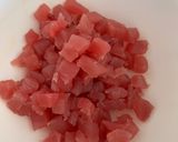 Une image de l'étape 2 de Tartare de thon.