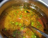 A picture of step 5 of Moong dal masala khichadi.