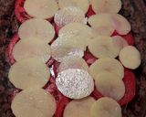 Foto del paso 3 de la receta Jurel negro de tarifa al horno, con patatas al ajo y perejil