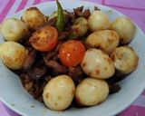 Foto langkah ke 1 dari resep Orek ati telur puyuh.