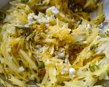 A picture of step 3 of Raw Papaya Sambharo.
