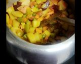 A picture of step 1 of Pumpkin pav bhaji😋.