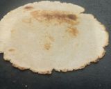 A picture of step 4 of Quinoa flour Roti.