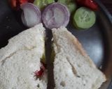 A picture of step 4 of Healthy and tasty sandwich with salad.