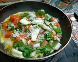 ভেজিটেবল অমলেট (vegetable omlette recipe in Bengali ( রেসিপির ধাপ 3 ছবি