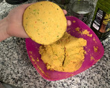 Foto del paso 2 de la receta: Arepita Saludable de pimentón, cilantro y ajo porro 🤤
