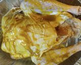 A picture of step 3 of Smoked Christmas Turkey.