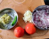 A picture of step 1 of Potato, Dry Yellow Peas Curry (Aloo, Yellow Matar Subzi).