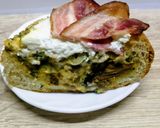 Sült zsemle gombával töltve recept fázis 6 fotója