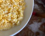 Gambar langkah 3 resipi Bubur Caca Berjagung.