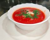 A picture of step 8 of Beetroot soup.