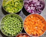 A picture of step 1 of Masala Oats.