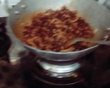 A picture of step 2 of Curry chole.