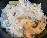 鑄鐵鍋麻油雞炊飯的食譜步驟7照片