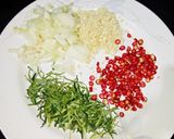 Foto langkah ke 3 dari resep Nasi Daun Jeruk Udang.